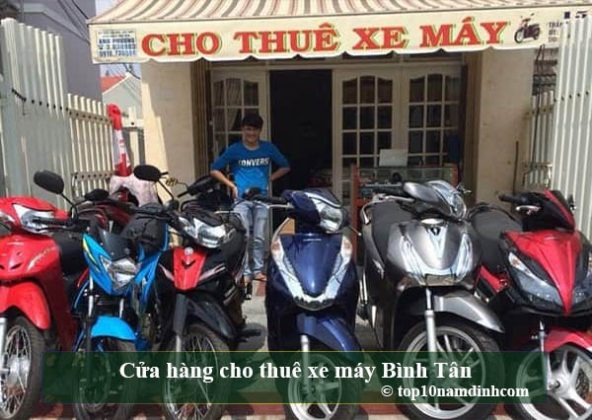 Địa chỉ cửa hàng dịch vụ thuê xe máy tại Nam Định