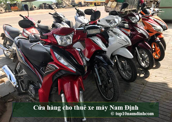 Cửa hàng cho thuê xe máy Nam Định 