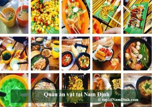 Quán ăn vặt tại Nam Định