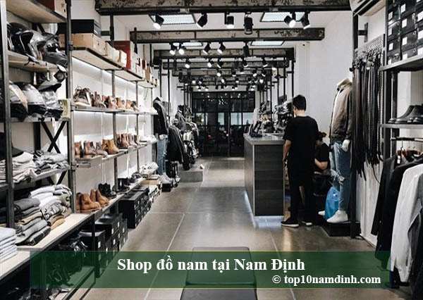 Shop đồ nam tại Nam Định