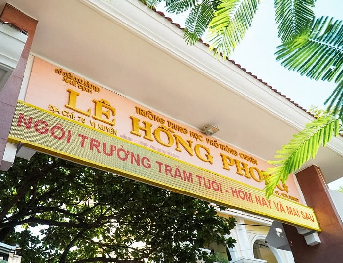 Trường Lê Hồng Phong Nam Định 1