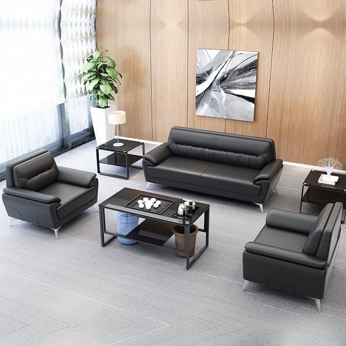 Mẫu sofa da văn phòng với thiết kế phù hợp với mọi loại không gian
